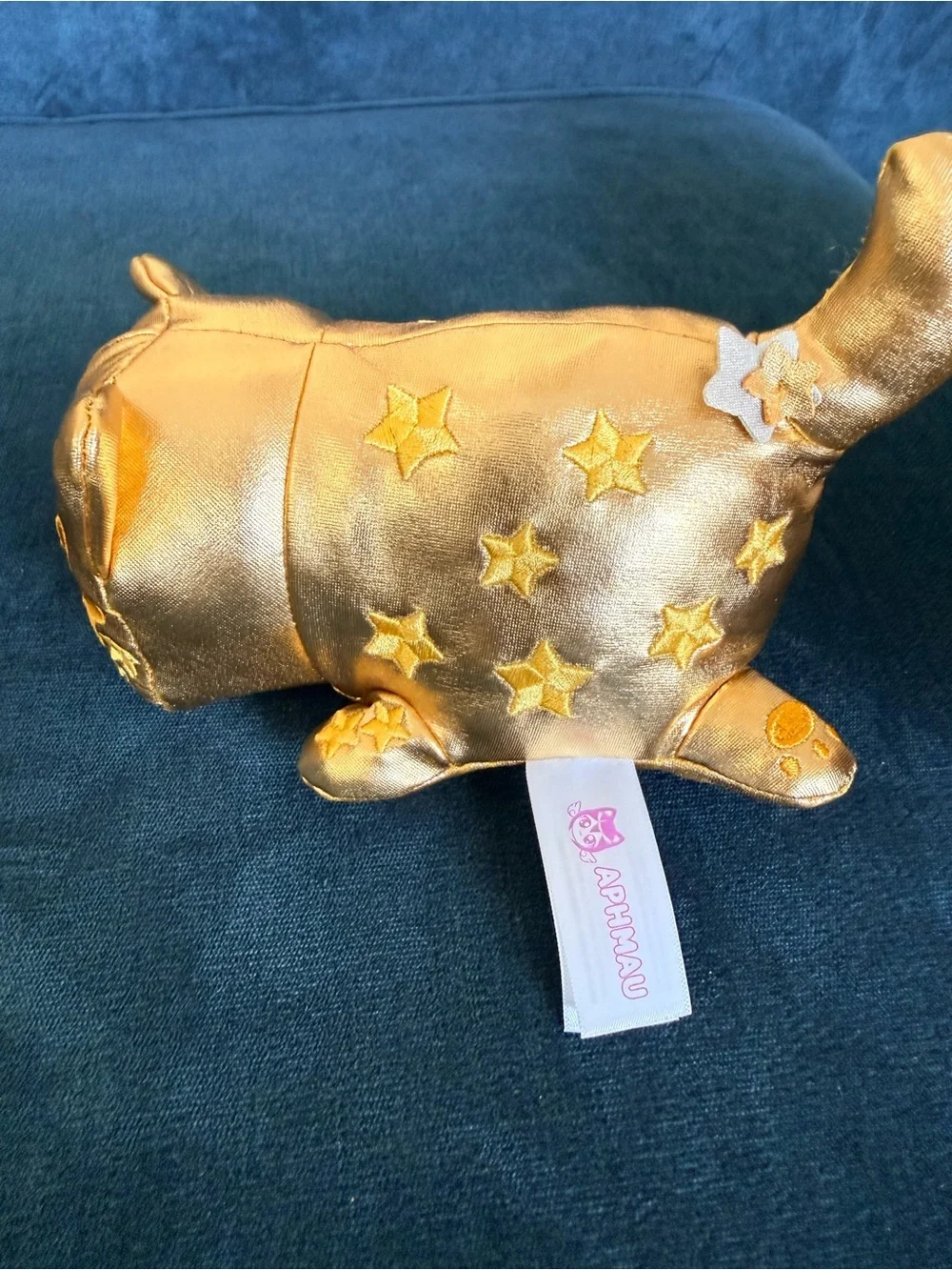 Aphmau MeeMeow 6” Gemstone Gold Shooting Star Cat Elemental